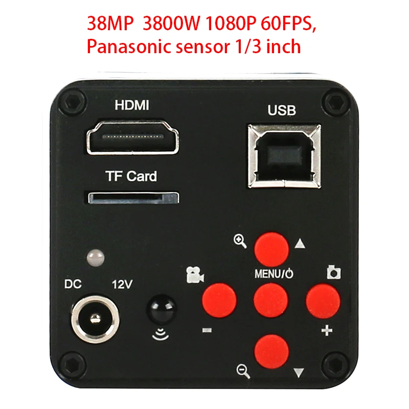 38MP 1080P 60FPS USB HDMI промышленный Цифровые микроскопы Камера с резьбовым соединением