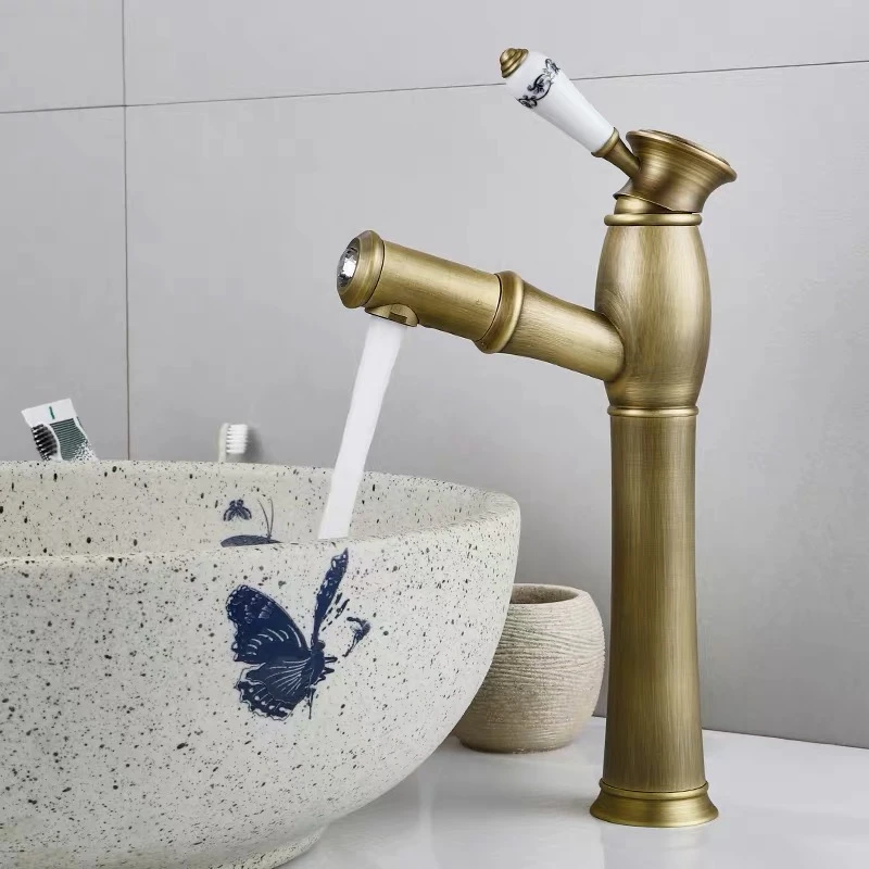 Смесители для ванной комнаты WZLY черный латунный фарфоровый кран с алмазным