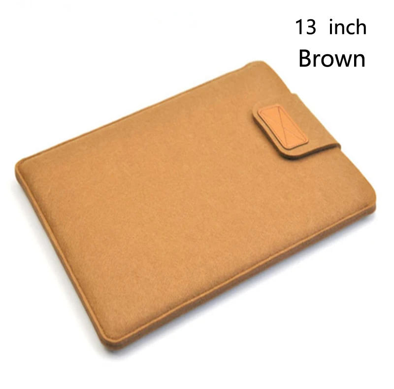 Brown 13 inch Замшевый защитный чехол для планшета, сумка для ноутбука, чехол для электронных книг, чехол-светильник для 9,7, 10,5, 11, 13, 15 дюймов, iPad Pro, Kindle Macbook - Цвет: Brown 13 inch