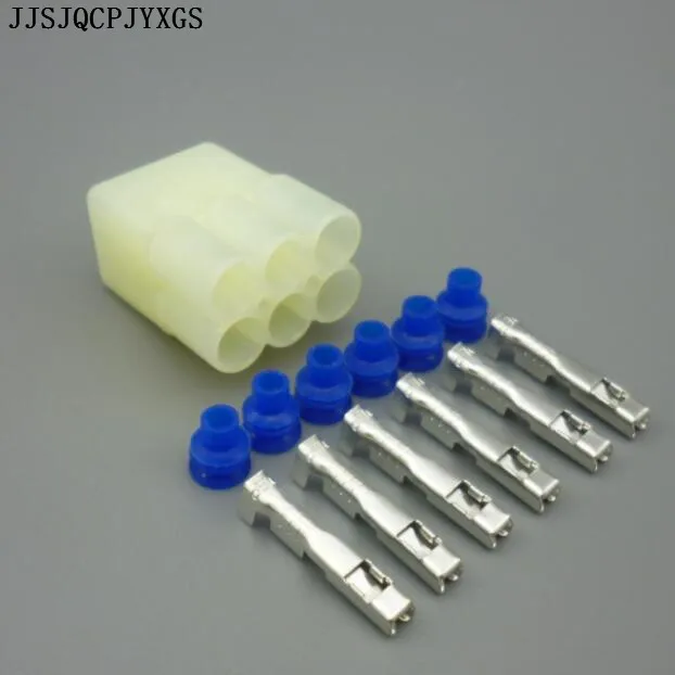 JJSJQCPJYXGS 6 Pin HM 090 женский мотоциклетный разъем 6189 6171 6180 6181 Электрический подходит