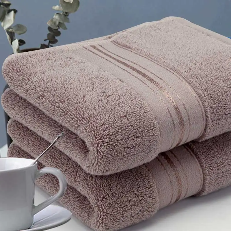 

Combed Horizontal Cotton Thickened Household Non Shedding Water Absorbent Washcloth For Face Head Bath Towel