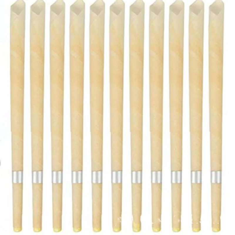 Воск для ушей свечи 10 шт. натуральный пчелиный воск прополис Индиана