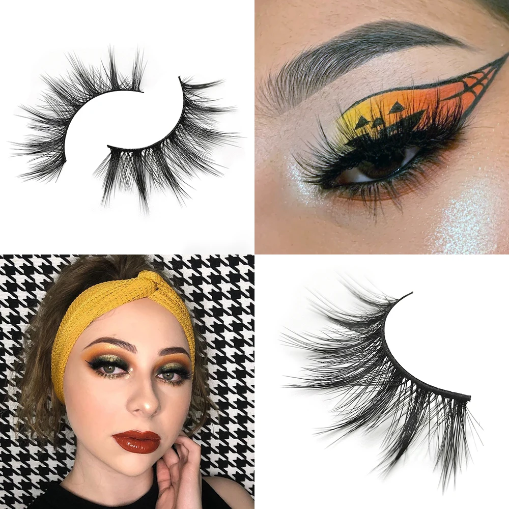 6 пар Friholl. m Искусственные норковые ресницы натуральные длинные ручной работы