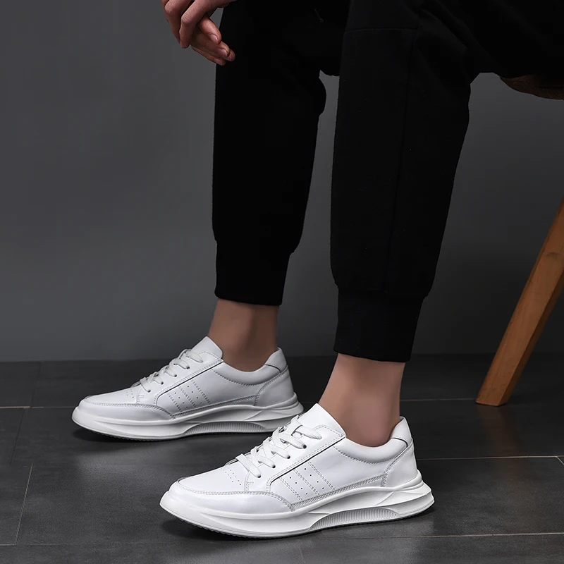 

Casual Shoes Men Fashion Handmade Tide shoes Black Brand Male Shoes superfine fiber Leather Men's Leisure Shoes *