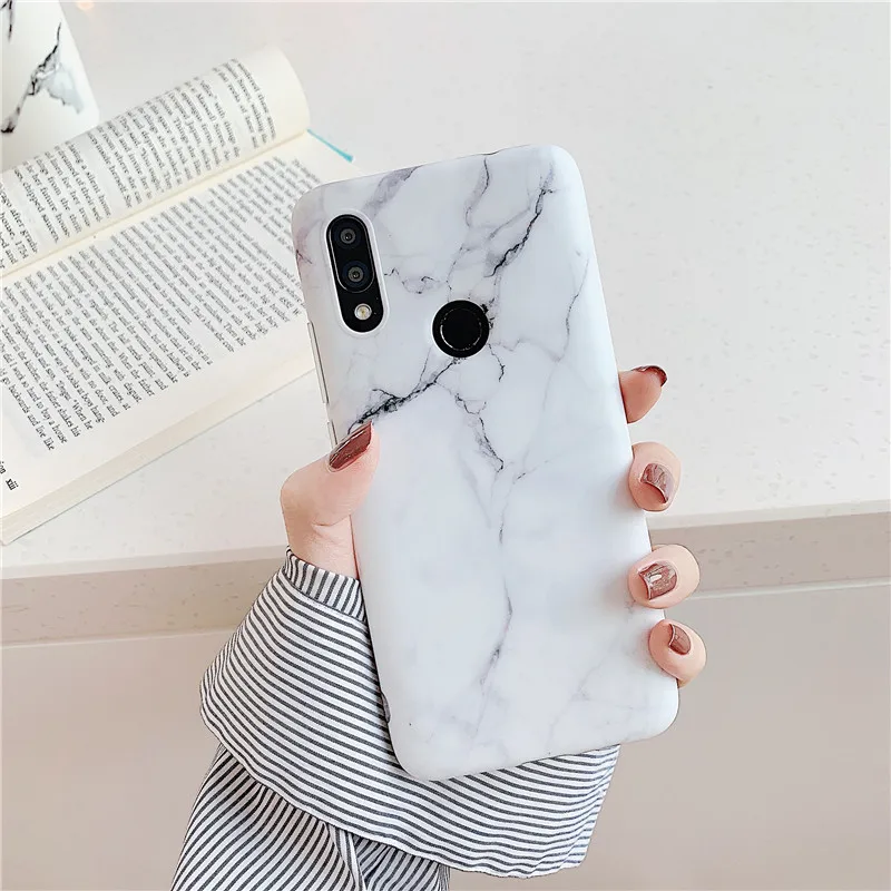 Чехол LANCHE marble для Xiaomi Redmi Note 7 Pro чехол из мягкого силикона и ТПУ задняя крышка