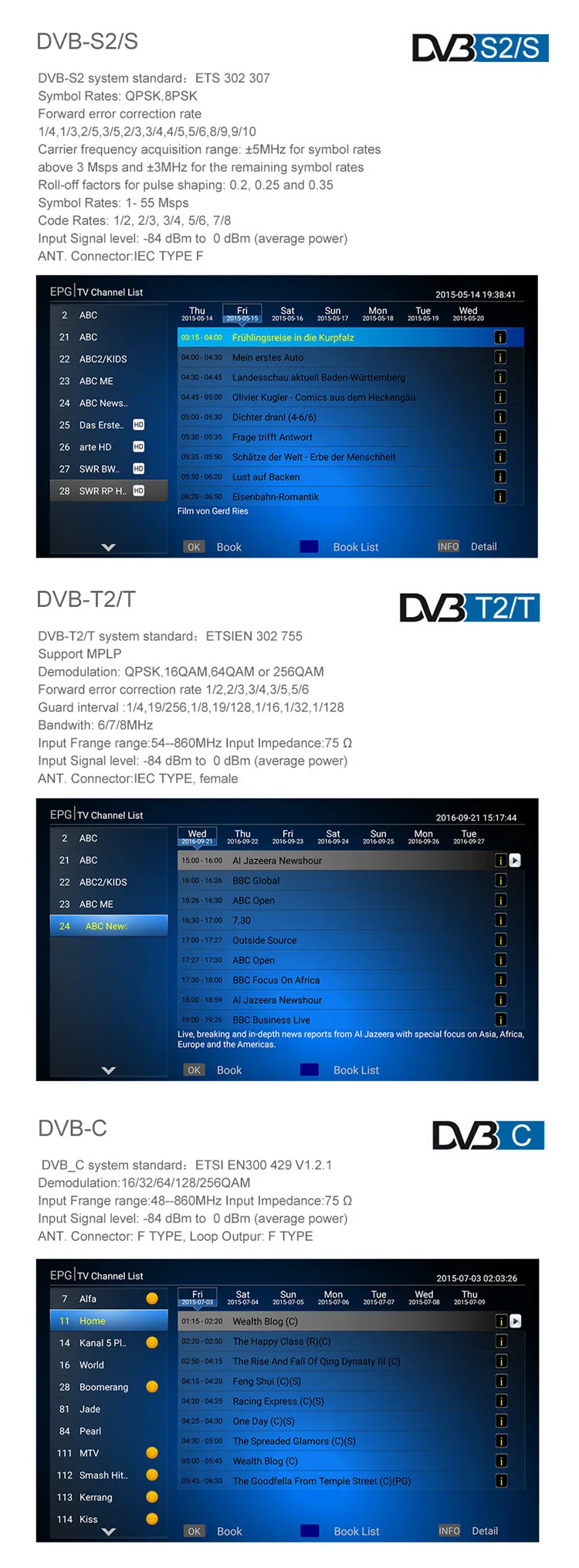 Mecool Kiii pro Android tv Box Восьмиядерный Amlogic S912 3 Гб 16 Гб Отт и DVB T2 S2 Гибридный телеприставка с двойным WiFi Gigabit Ethernet 1 год irtv Европейский, французский португальский Italia