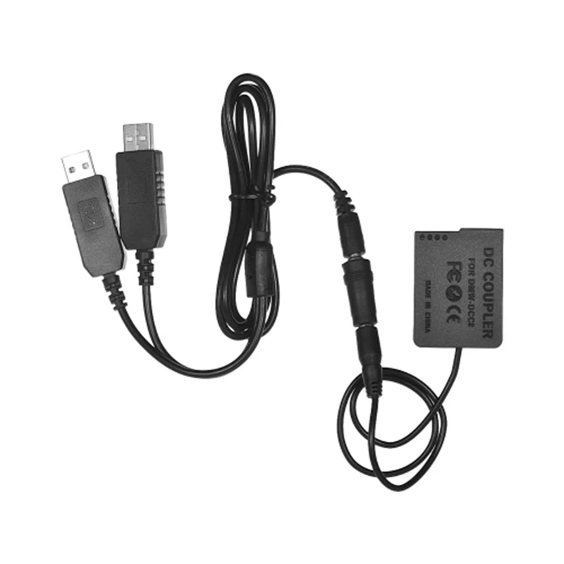 DMW-DCC8 соединитель постоянного тока USB Мощность адаптер Камера Зарядное
