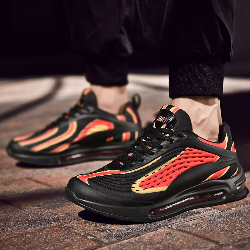 Новинка сезон весна-лето легкие кроссовки на воздушной подушке Мужская обувь