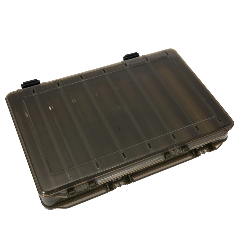 

Portable Double-sided Fishing Gear Box Visible Hard Plastic Transparent Fishing Bait Squid Fish Jig Minnow Hook Accessory