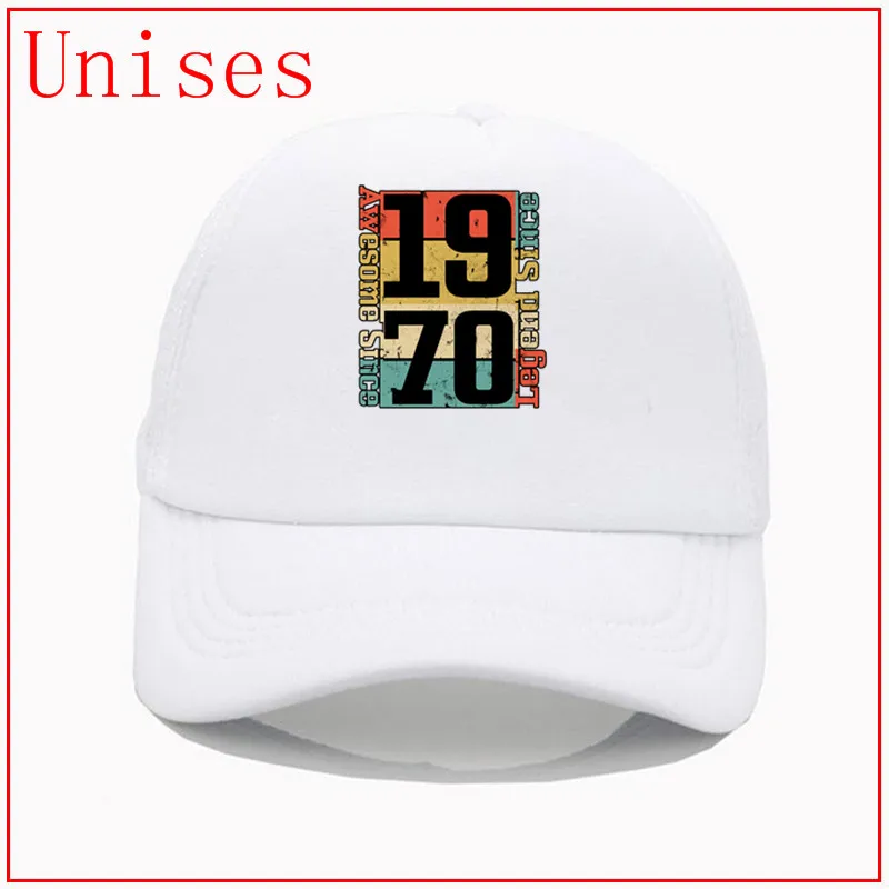 48й день рождения Шир потрясающе с 1970 года Лидер продаж солнцезащитные шапки black