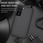 Чехол для Samsung Galaxy S21 S20 плюс S21 ультра простые джинсы ткань текстура крышки для S20 вентилятор Edition A42 A32 A12 A52 A02S 5G чехол