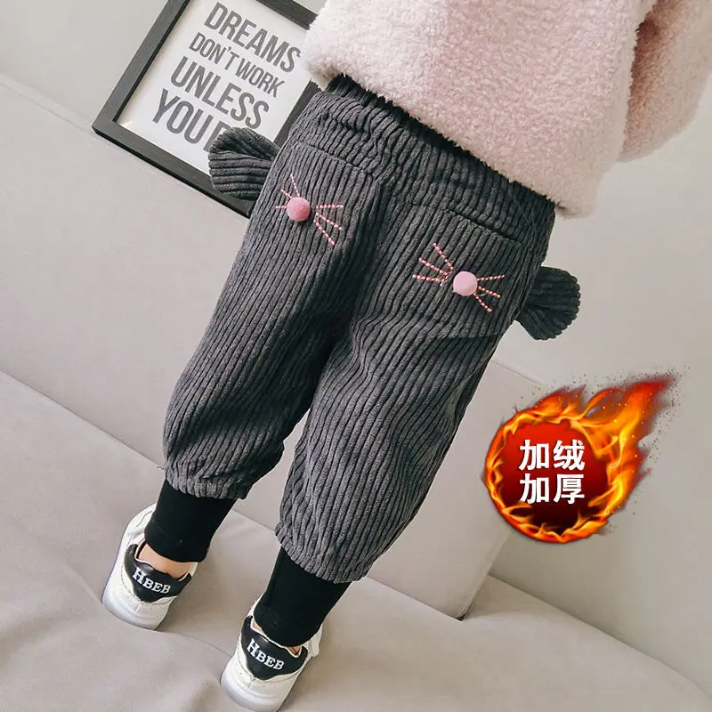 Штаны для маленьких мальчиков и девочек 2 3 4 5 6 лет детские вельветовые брюки