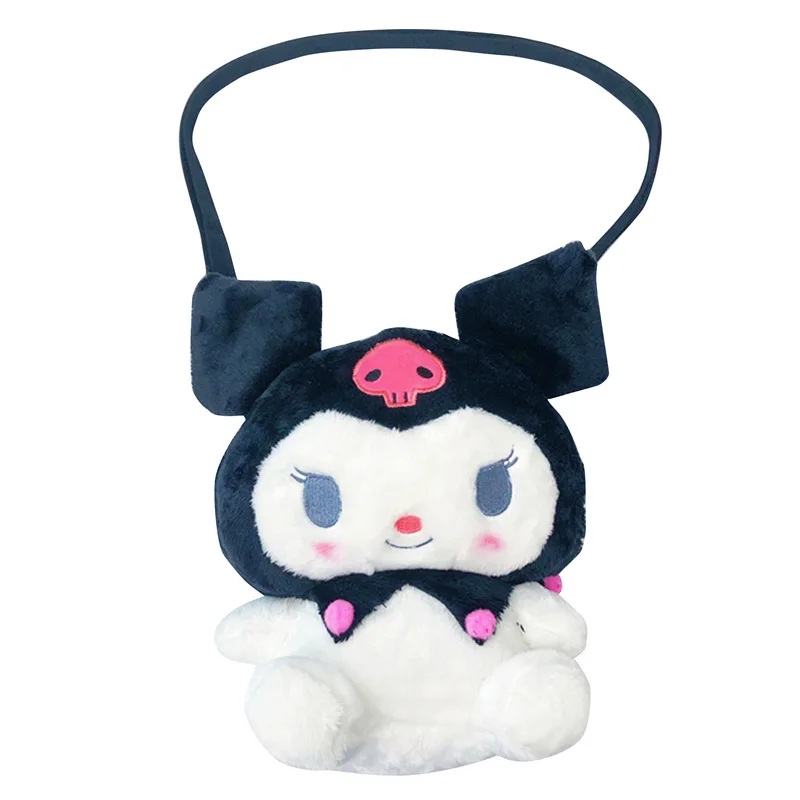 

Новинка Sanrio плюшевые аниме мультфильмы Kuromi Cinnamoroll My Melody милые красивые мягкие плюшевые рюкзаки для девочек подарок на день рождения