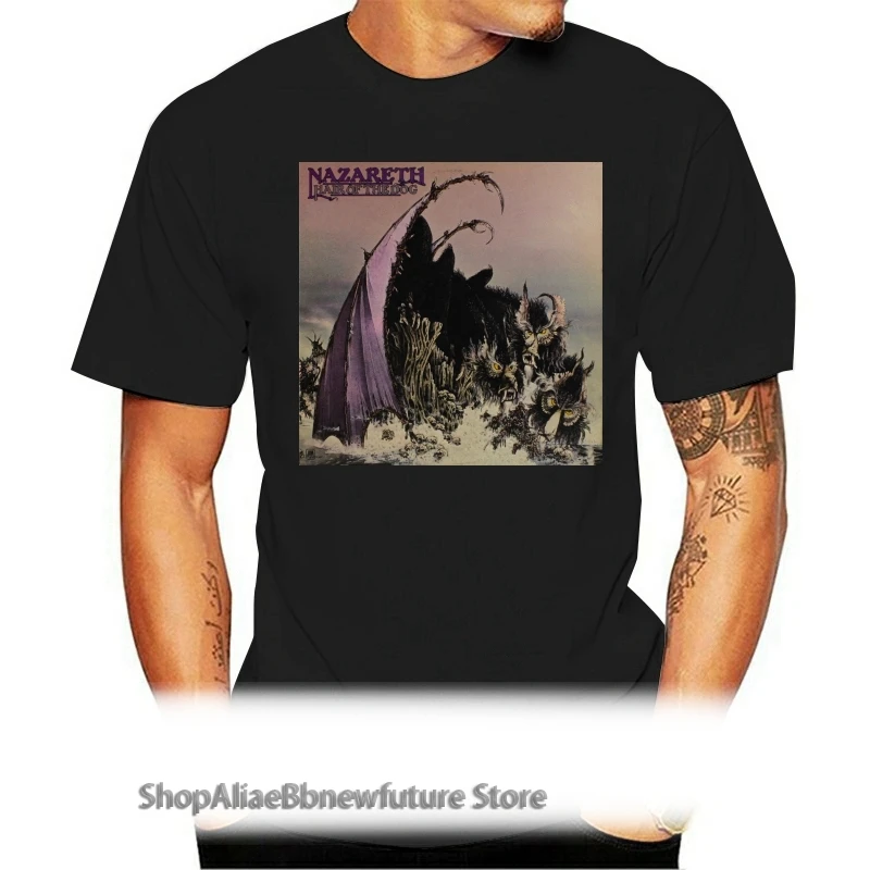 

New NAZARETH Hair of The Dog Rock Band Classic Mens Black T-Shirt S to 3XL