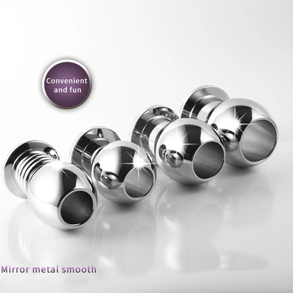 Metal Hollow Anal Plug Douche Enema Prostata Massager Sex Toys For Woman Men Gay Peep Vaginal Butt Dilator Shop | Красота и здоровье