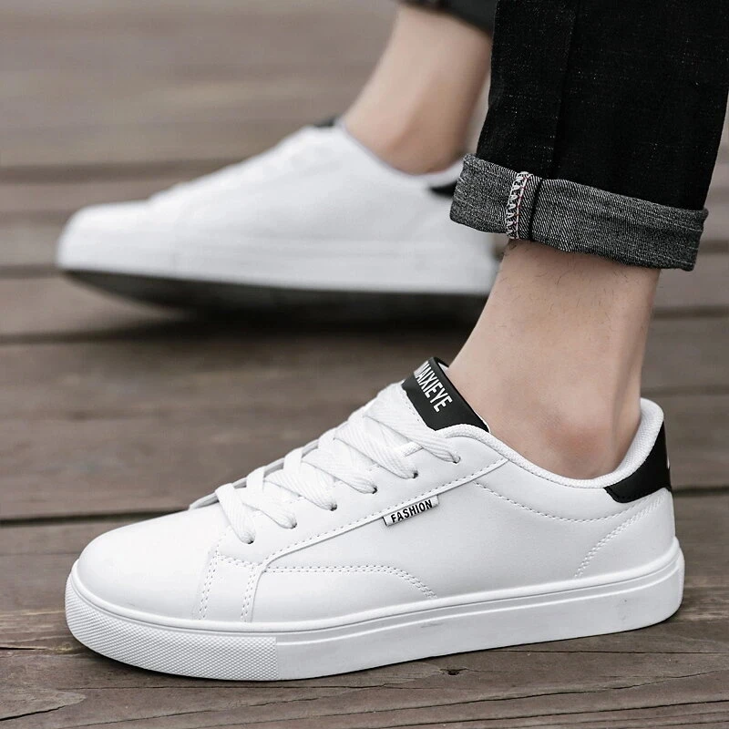 

Man Simple Solid Color Sneakers Winter Cotton Shoes Casual Lace-Up Sport Boat Shoes Male Fashion Round Toe Footwears