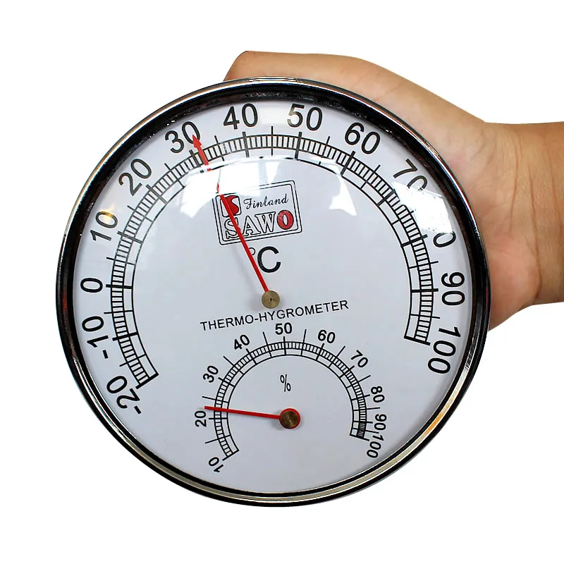 

Household Room Temperature Meter with Metal Material, 2 styles, Easy to Adjust