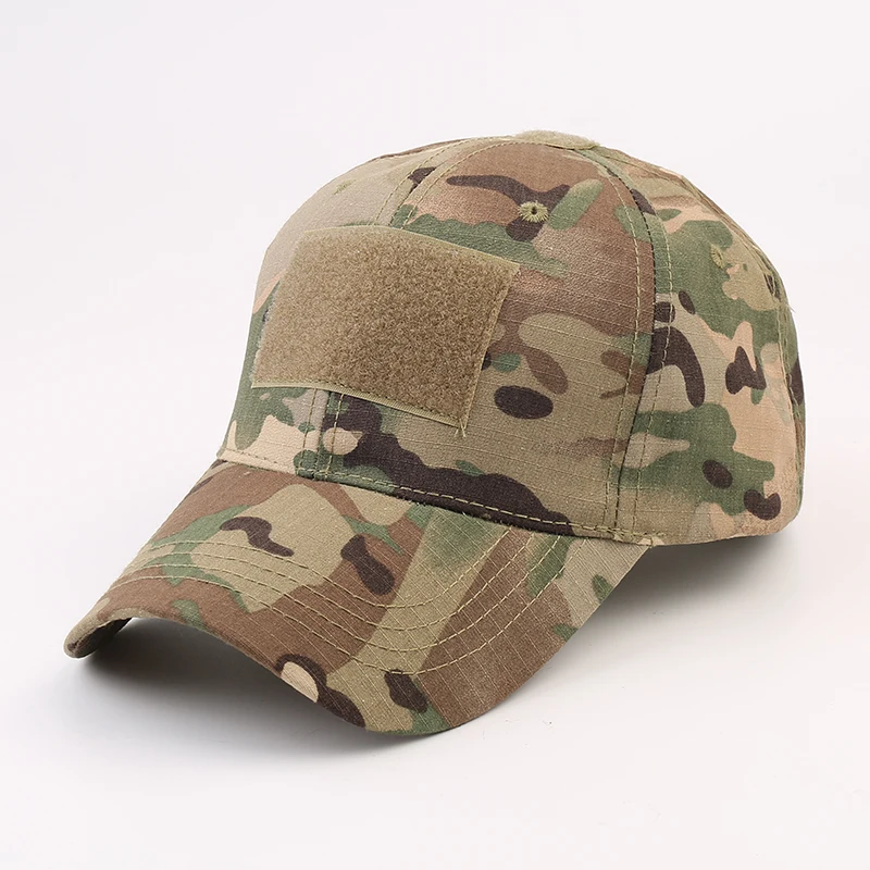 10 Outdoor Multicam Camouflage Adjustable Cap Mesh Tactical Military Army Airsoft Fishing Hunting Hiking Basketball Snapback Hat - Color: 10