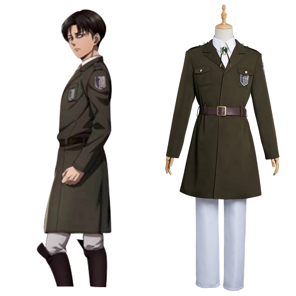 

Attack On Titan The Final Season Survey Corps Uniform Cosplay Costume Outfits Halloween Carnival Suit