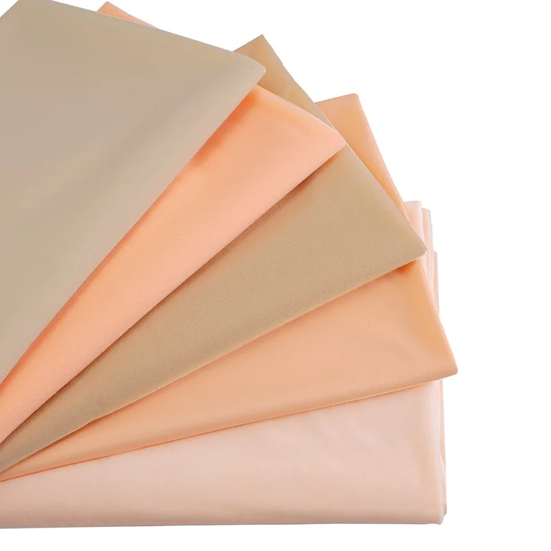 Телесный цвет кожа ткань мягкая короткая плюшевая ручная работа Diy кукла зимняя