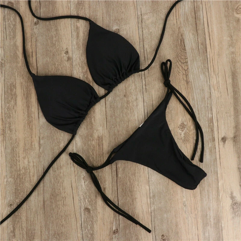 

Sexy Women Bikini Brazilian Swimsuit Push-up Bra Bikini Set Two Piece Swim Suit Swimwear Beachwear Bathing Maillot De Bain Femme