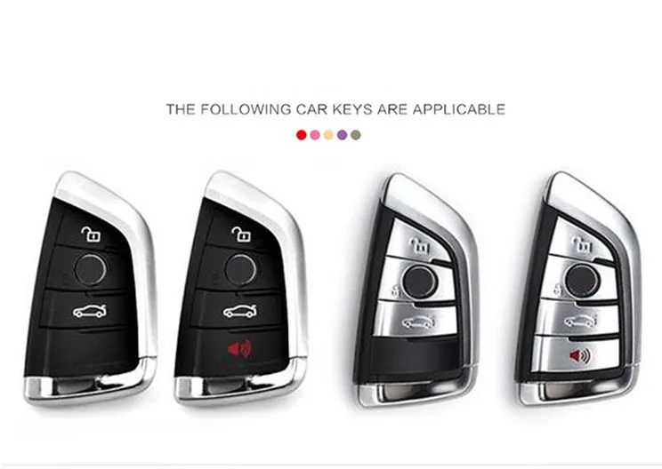 Силиконовый чехол для автомобильного ключа из углеродного волокна BMW X5 X6 X4 X3 1 2