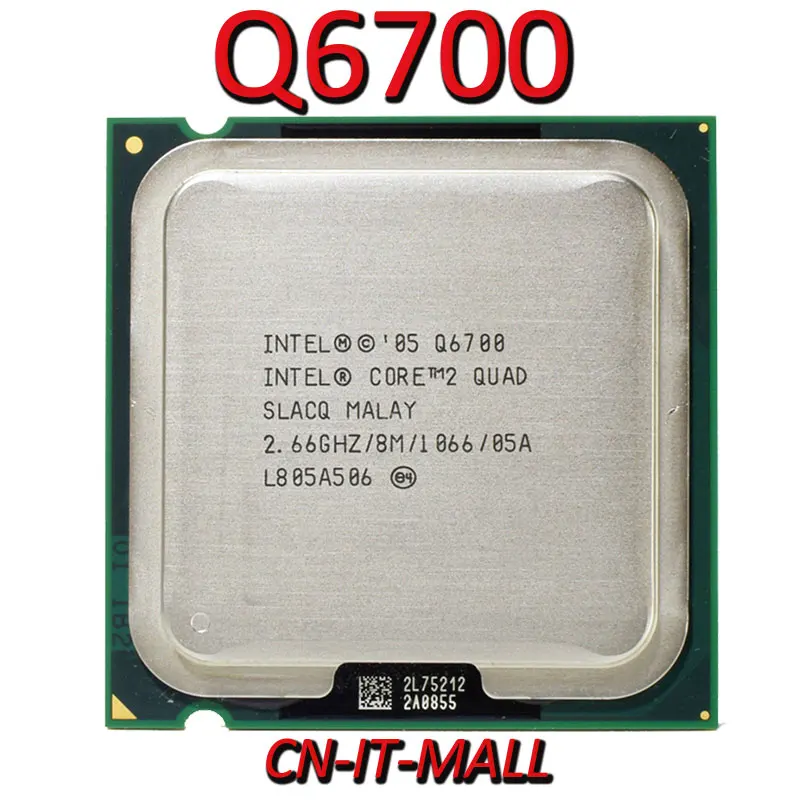 Процессор Intel Core Q6700 процессор 2 66G 8M 4 ядра потока LGA775|Компьютерные кабели и