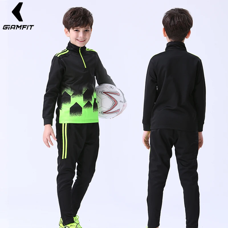 Футбольный костюм для детей теплый флисовый футбольная спортивная одежда