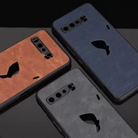 for asus rog phone 3 zs661ks case silicone soft edge tpu sheep pu leather hard phone cover for asus rog phone 3 strix rog3 case