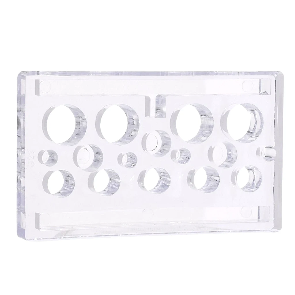

Акриловый прозрачный прямоугольник Чернила крышки для чашек держатель Подставка для тату машинка для перманентного макияжа