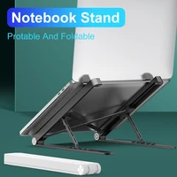 laptop stand for macbook pro 13 air portable foldable stand holder for notebook tablet desk bracket riser laptop accessories
