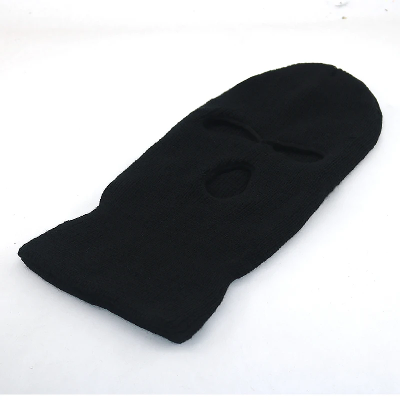 Маска бини на все лицо хлопковая эластичная трикотажная шапка для зимней