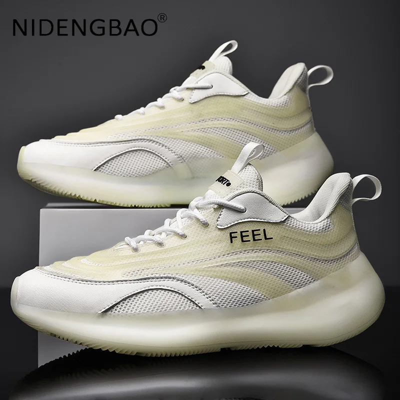 Men Sneakers 2021 Women's Sports Shoes Breathable Comfortable Noctilucent Style Jogging Running Trainers Non Slip Zapatilla