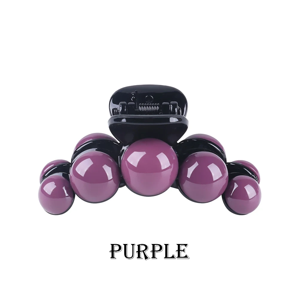 2-purple 1 шт. новые модные женские волосы когти-шпильки для девочек трендовые хрустальные крабы Когти Волосы кулон с зажимами элегантные аксессуары для волос - Окраска металла: 2-purple