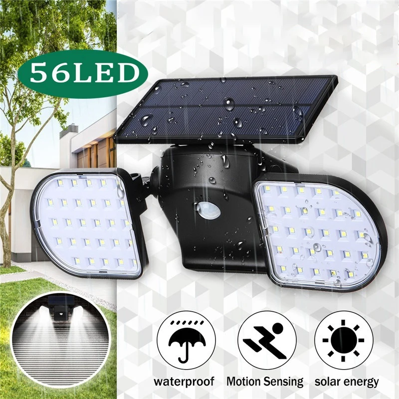 COCOZ 56LED солнечные огни Открытый датчик движения водонепроницаемый 360 градусов