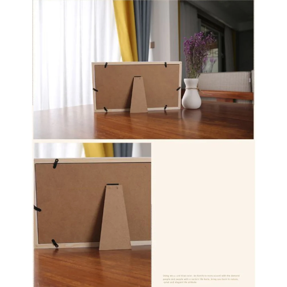 Детская деревянная фоторамка с рисунком рук и ног креативный Держатель для фото