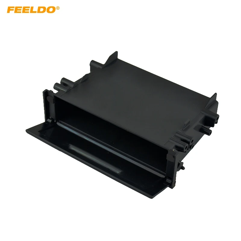 Автомобильная стереосистема FEELDO 1DIN установка на приборную панель отделка ящик