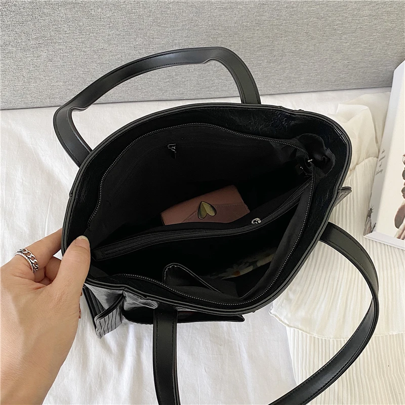 

Vintage Patchwork Briefcase Tote Bags For Office Ladies Large Capacity Work Shoulder Bags High Quality Soft Crossbody Bags 2021