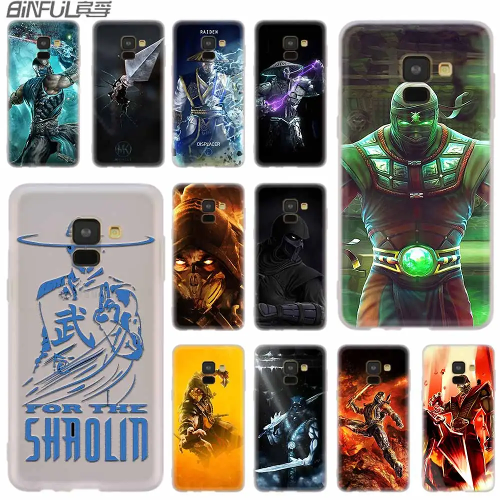 Mortal Kombat силиконовый чехол Обложка для Samsung A50 A70 A80 A30 A40 A90 A6 A8 A9 A7 A5 A3 плюс 2018 2017 2016