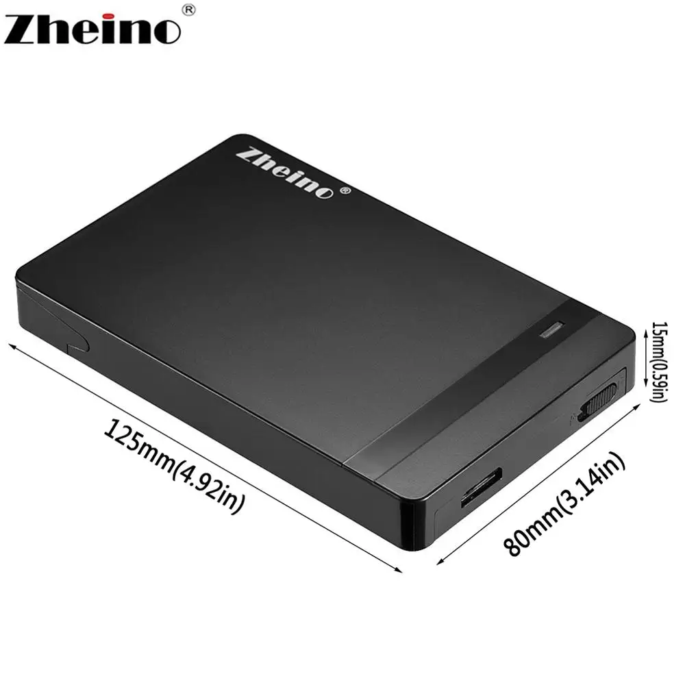 Zheino 2 5 USB 3 0 Портативный SSD 60 ГБ 120 240 480 128 256 512 Гб внешний жесткий диск для ноутбука и