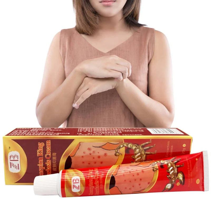 20G Scorpion Venom Extract Skin Anti-Itching Cream Psoriasis Ointment Treatment Dermatitis Eczematoid Eczema Care Plaster | Красота и