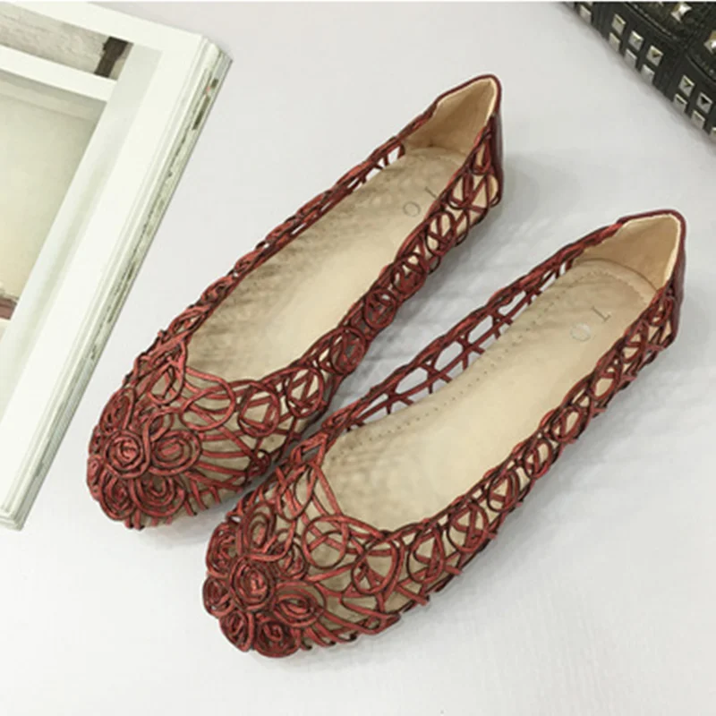 Женские босоножки из коровьей кожи с застежкой-молнией и бантом большие размеры