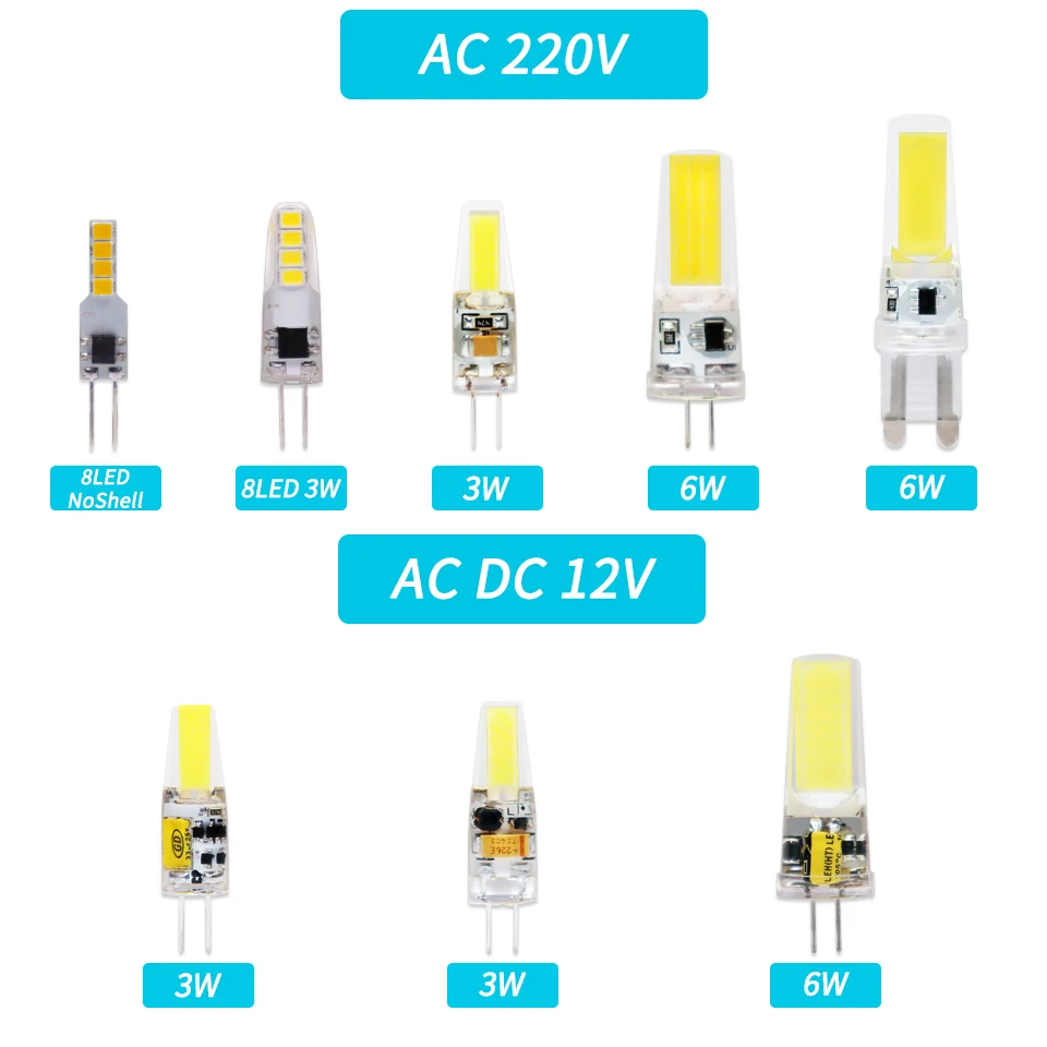 GreenEye светодиодный G9 G4 лампа AC/DC 12V 220V 3W 6W 10W COB SMD СВЕТОДИОДНЫЙ регулируемой