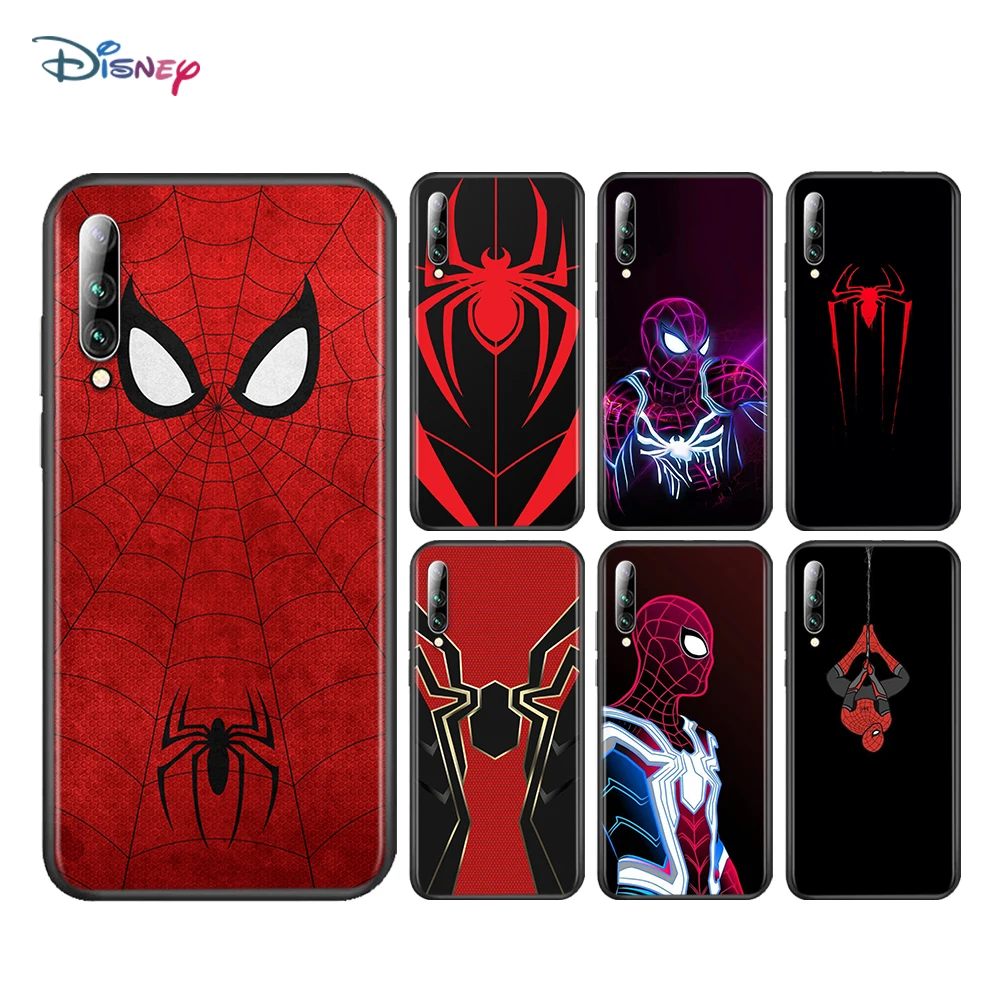 

Marvel Spiderman logo For Samsung Galaxy A90 A80 A70 S A60 A50S A30 S A40 S A2 A20E A20 S A10S A10 E Black Phone Case