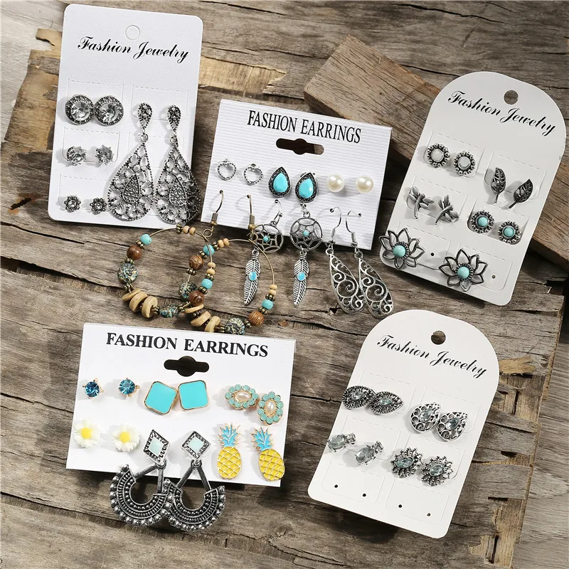 IF ME винтажная этническая геометрическая фотография|Серьги-подвески| |