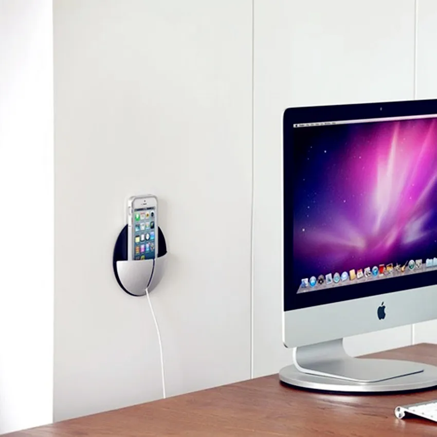 Зарядная док станция для мобильного телефона настенная подставка настенной