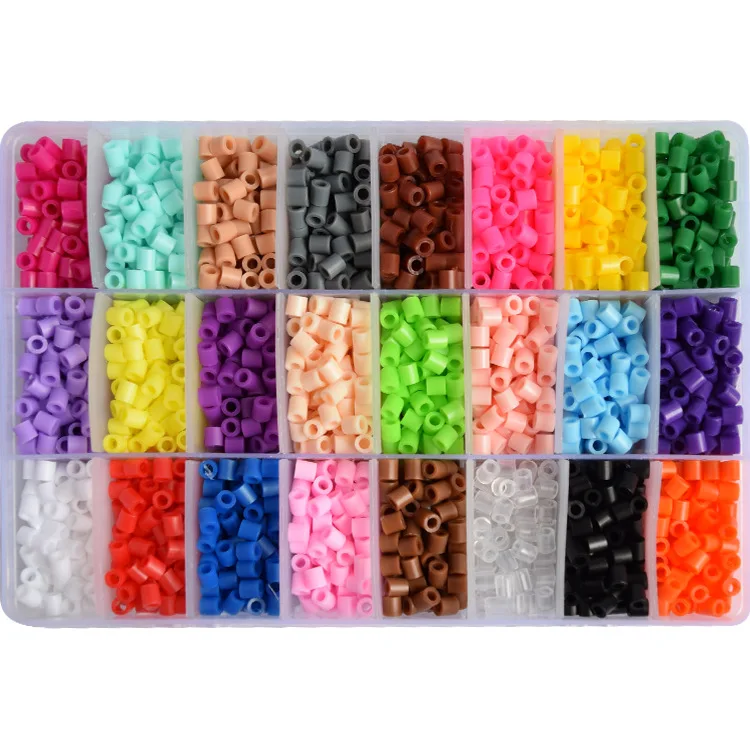 4300pcs/set Hama Beads 5mm DIY Pegboard Plastic Clip Tweezer fuse beads Board Colored Picture as gift toy for Children