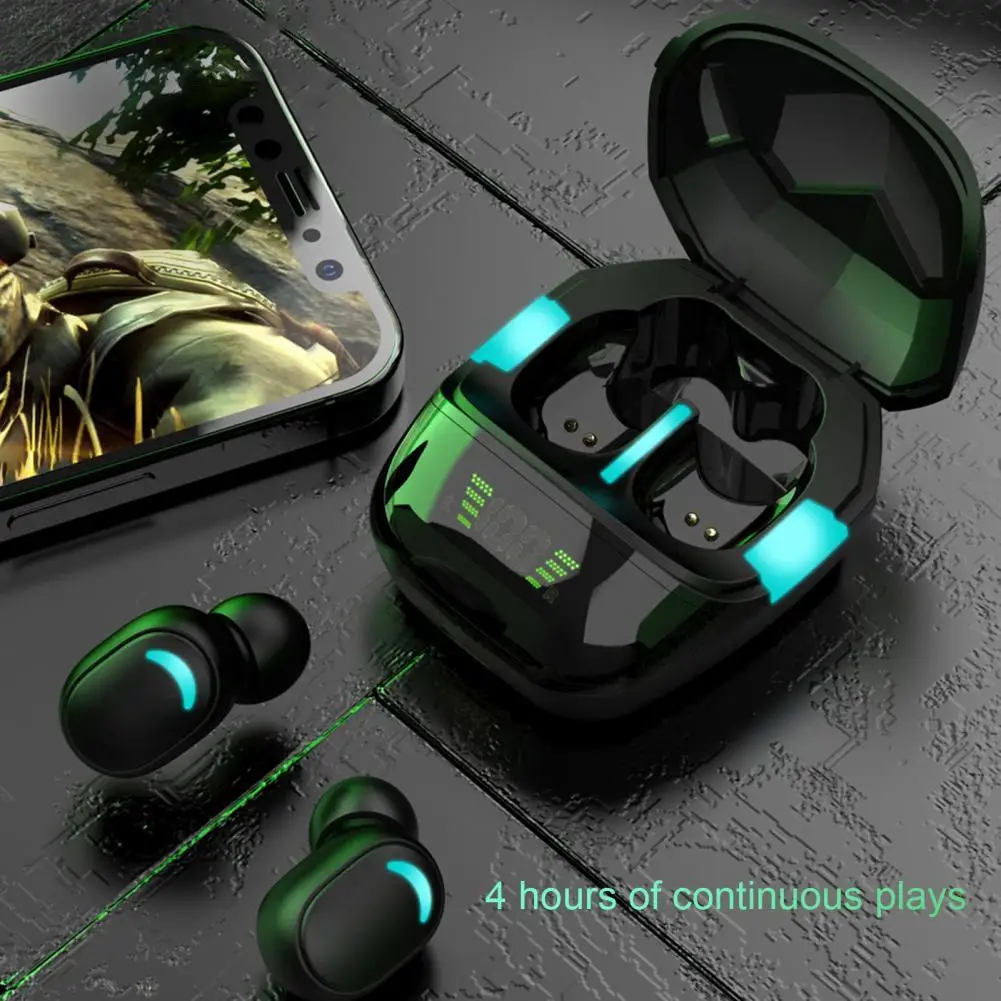 

Sweat-proof Black Bluetooth-compatible 5.1 HiFi Earphone Headset for Music
