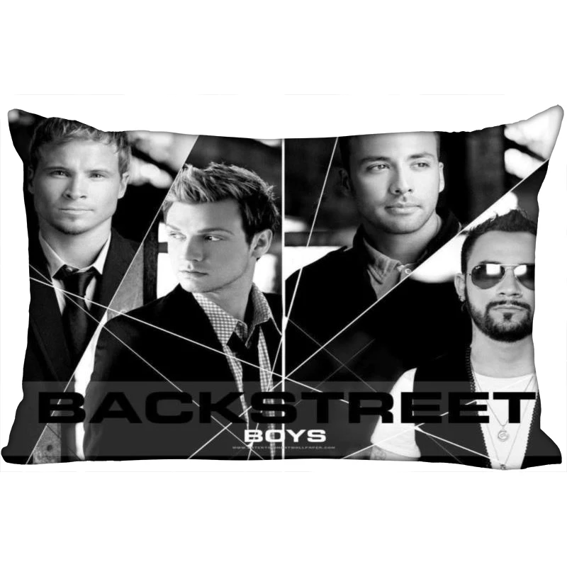 

Backstreet Boys Pillowcase 45x35cm(One Side)Rectangle Zipper Pillow Case Print Throw Wedding Decorative Pillowcase Cover No Fade