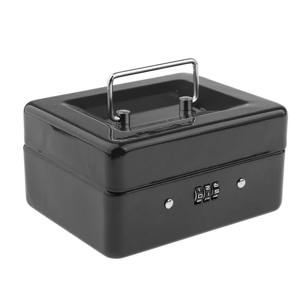 Lockable Cash Box Storage Coin for Money Jewelry Coins |
